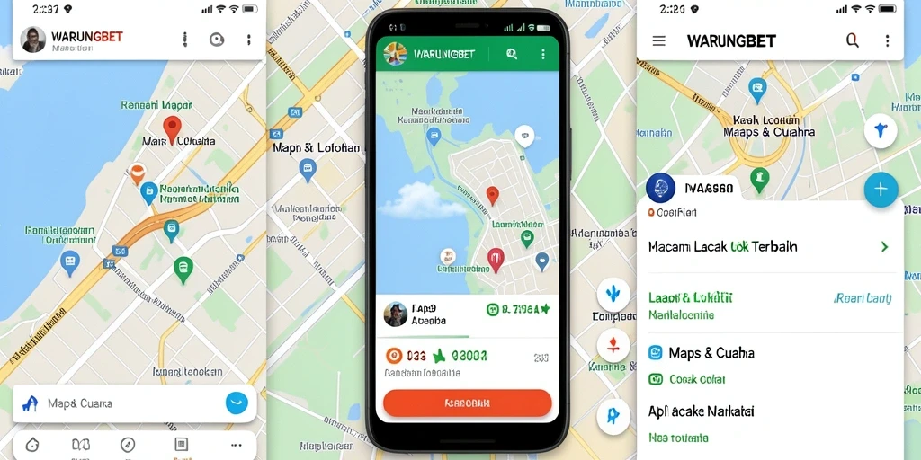Antarmuka Lacak Lokasi yang jelas dan informatif dari WARUNGBET.